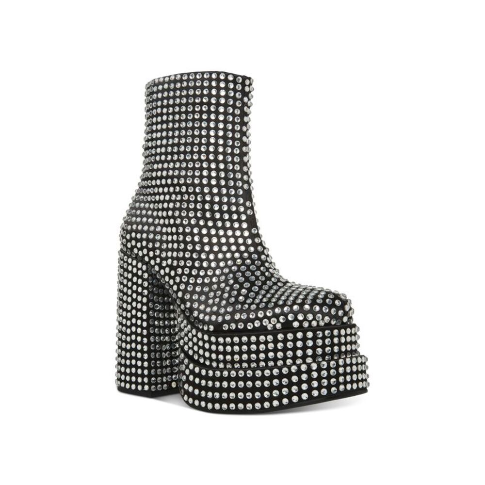 Steve Madden Women's Cobra Rhinestone Platform Booties